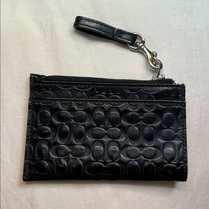 Coach Black Embossed wallet